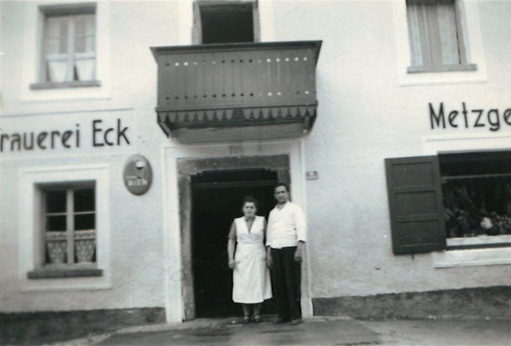 Bild aus der Gründungszeit mit Franz und Emelie Wirrer