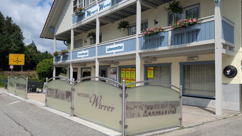 Bild von unserer Metzgerei in Geiersthal